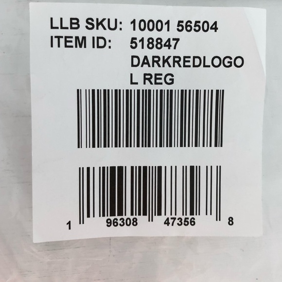 NEW LLBean Carefree Unshrinkable Red Logo Long Sleeve Tee - Picture 7 of 7